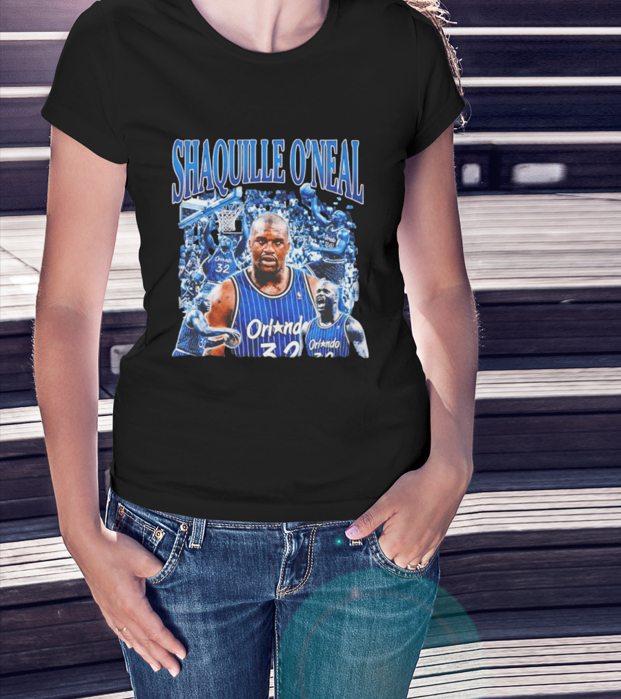 Shaquille O'Neal Orlando Magic 32 Basketball Legend T-Shirt