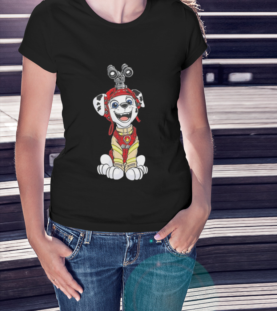 Marshall PAW Patrol Fire Dog Cartoon Adventure T-Shirt