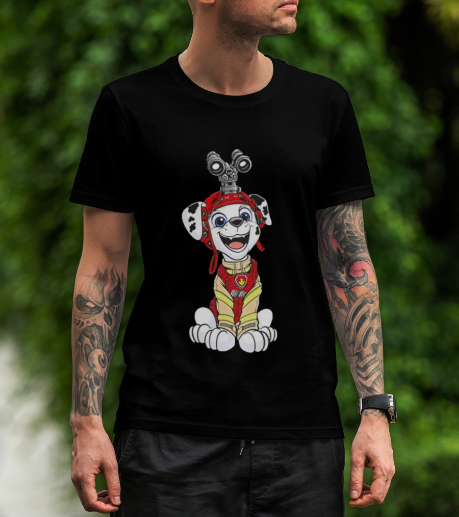 Marshall PAW Patrol Fire Dog Cartoon Adventure T-Shirt