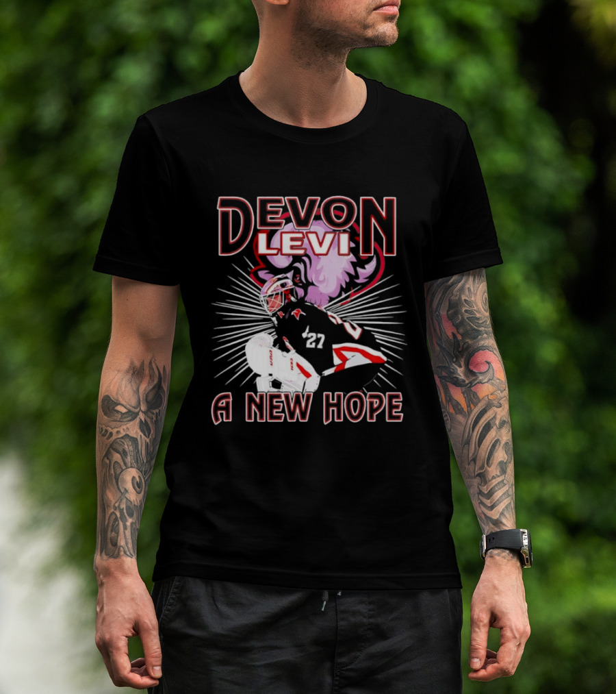Buffalo Sabres Devon Levi A New Hope Hockey Player 27 T-Shirt