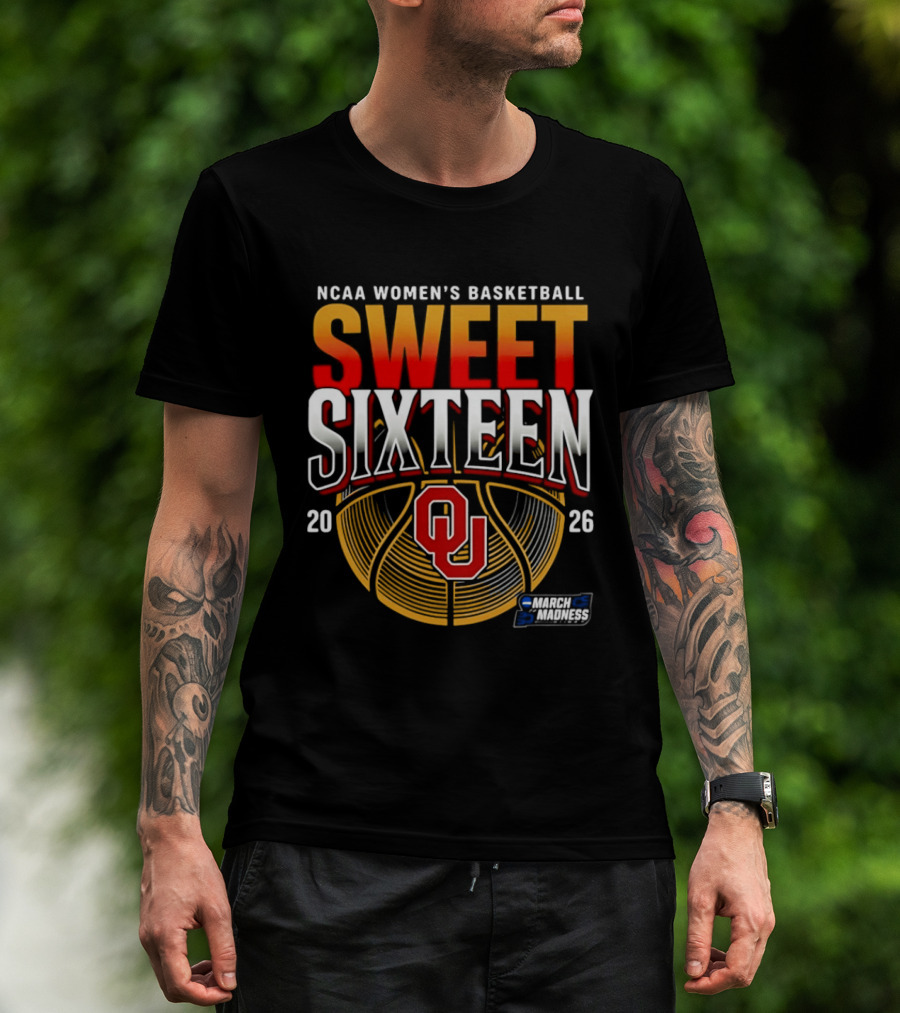 NCAA Women's Basketball 2026 Oklahoma Sweet Sixteen March Madness T-Shirt