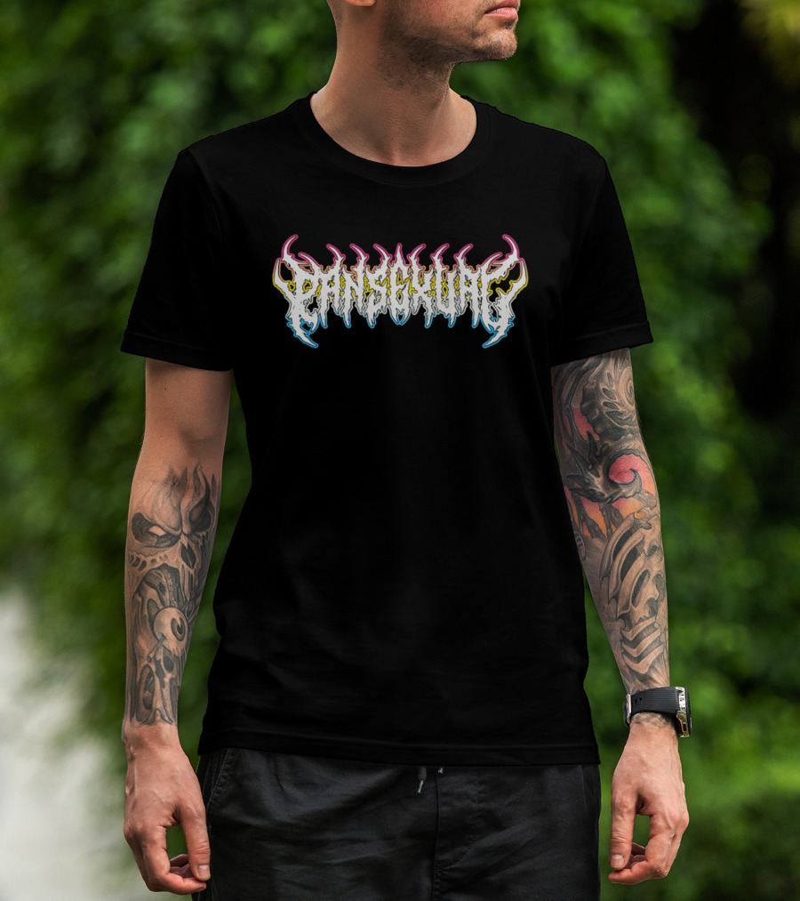 Pansexual Heavy Metal Flame T-Shirt