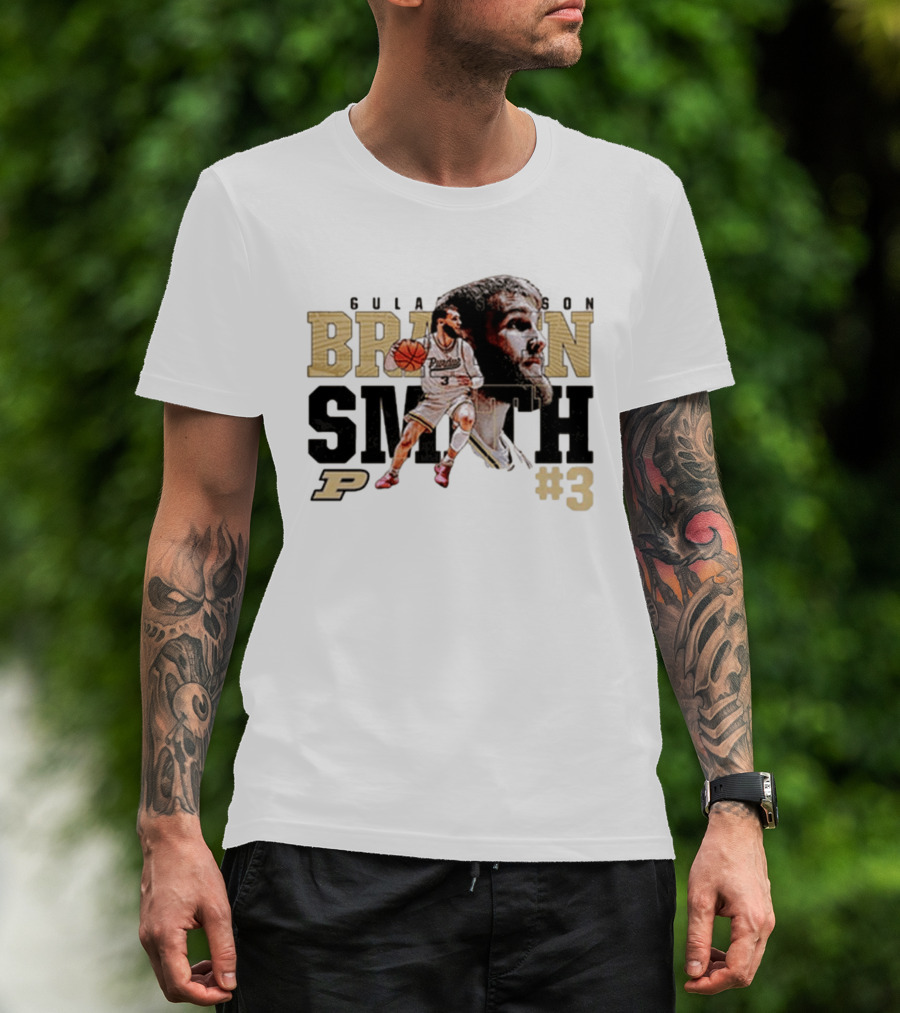 Braden Smith Purdue Boilermakers Basketball #3 Collage Cula Season T-Shirt