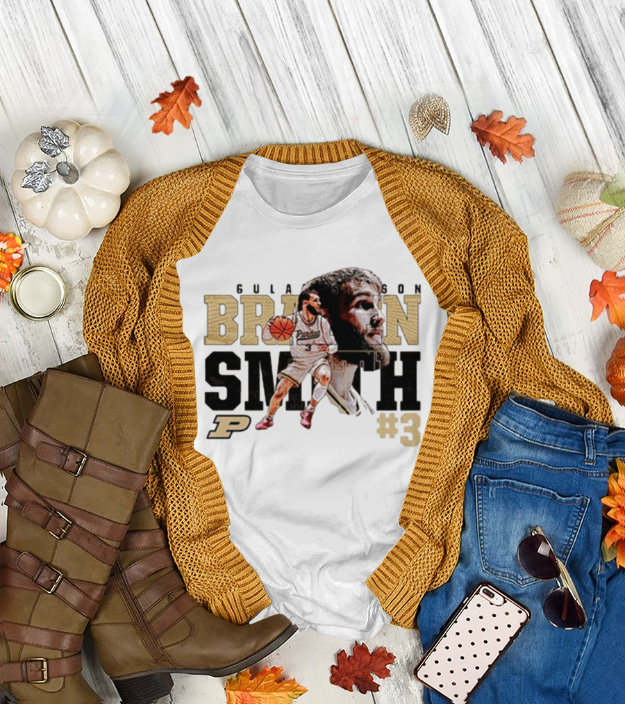Braden Smith Purdue Boilermakers Basketball #3 Collage Cula Season T-Shirt