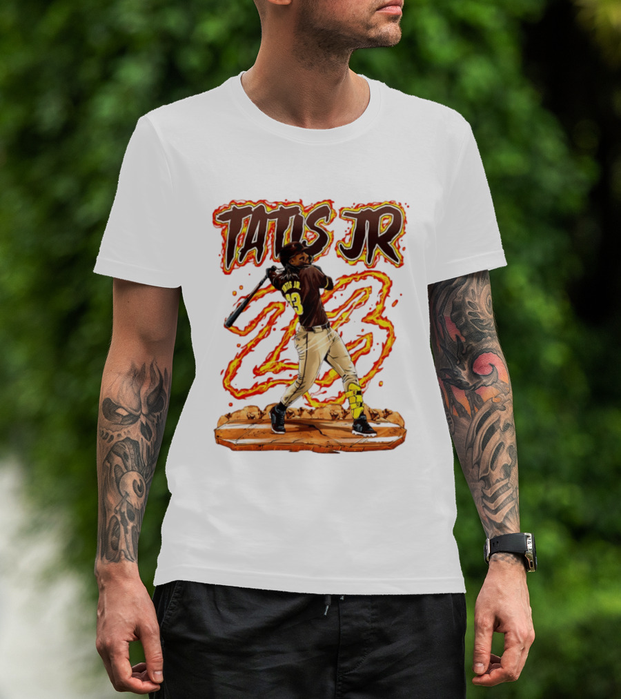 Tatis Jr 23 San Diego Padres Hand Drawn 2026 T-Shirt