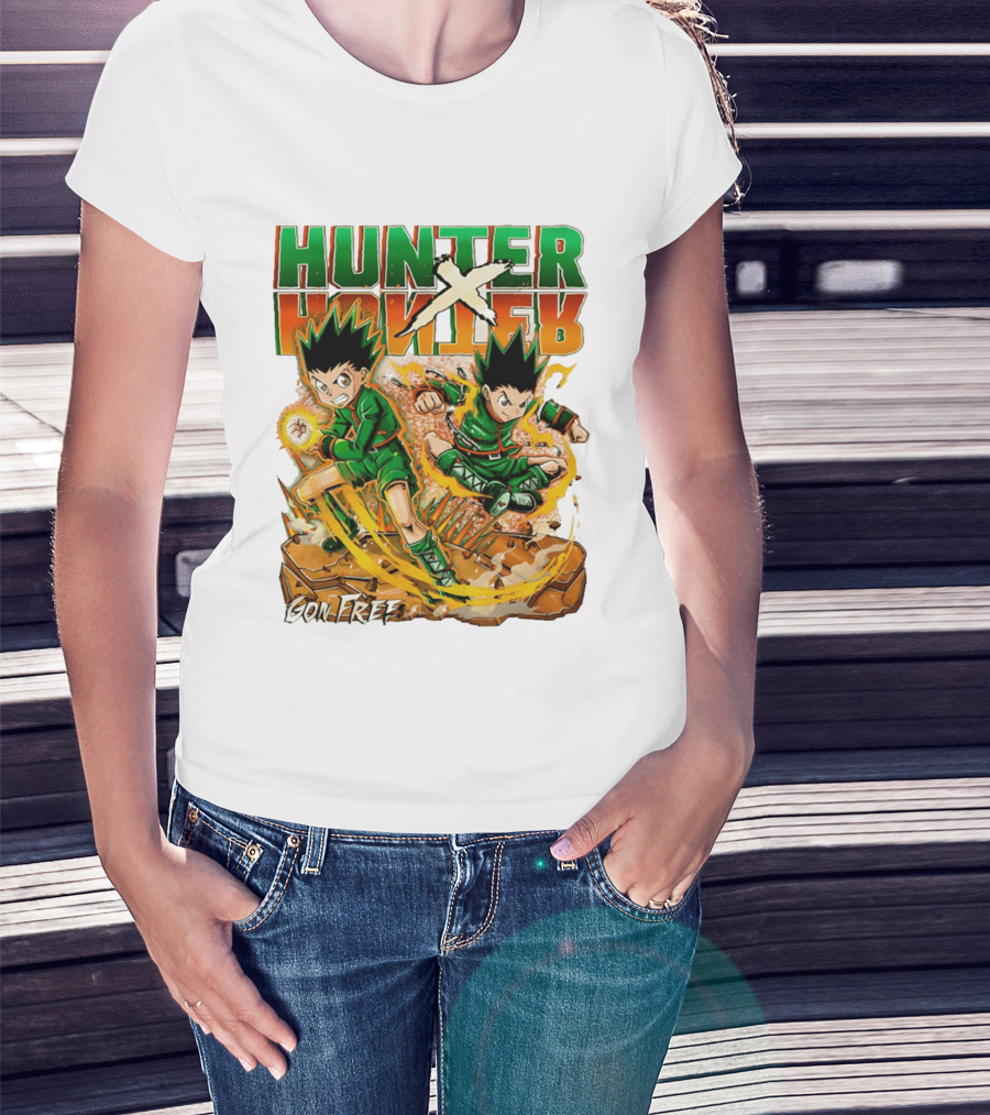 Hunter X Hunter Gon Freeces Energetic Battle Stance 2026 T-Shirt