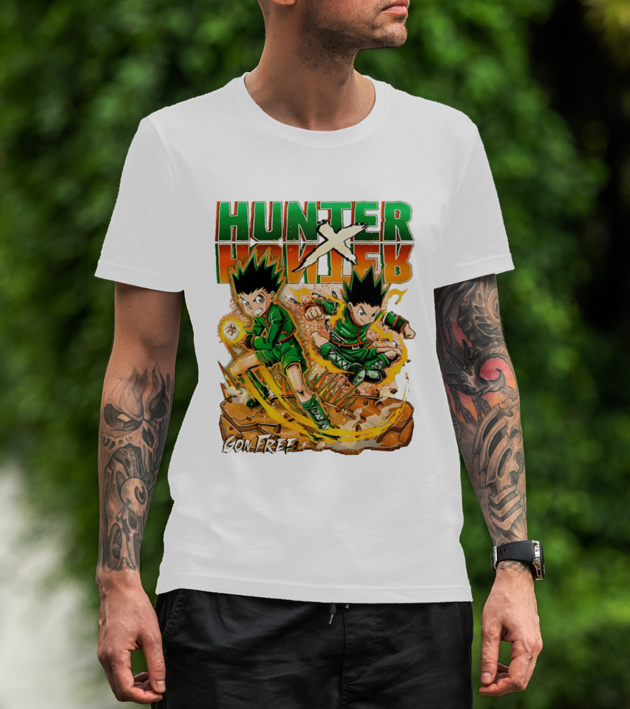 Hunter X Hunter Gon Freeces Energetic Battle Stance 2026 T-Shirt
