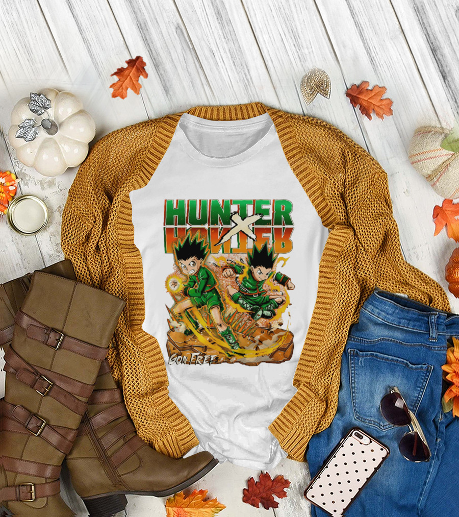 Hunter X Hunter Gon Freeces Energetic Battle Stance 2026 T-Shirt