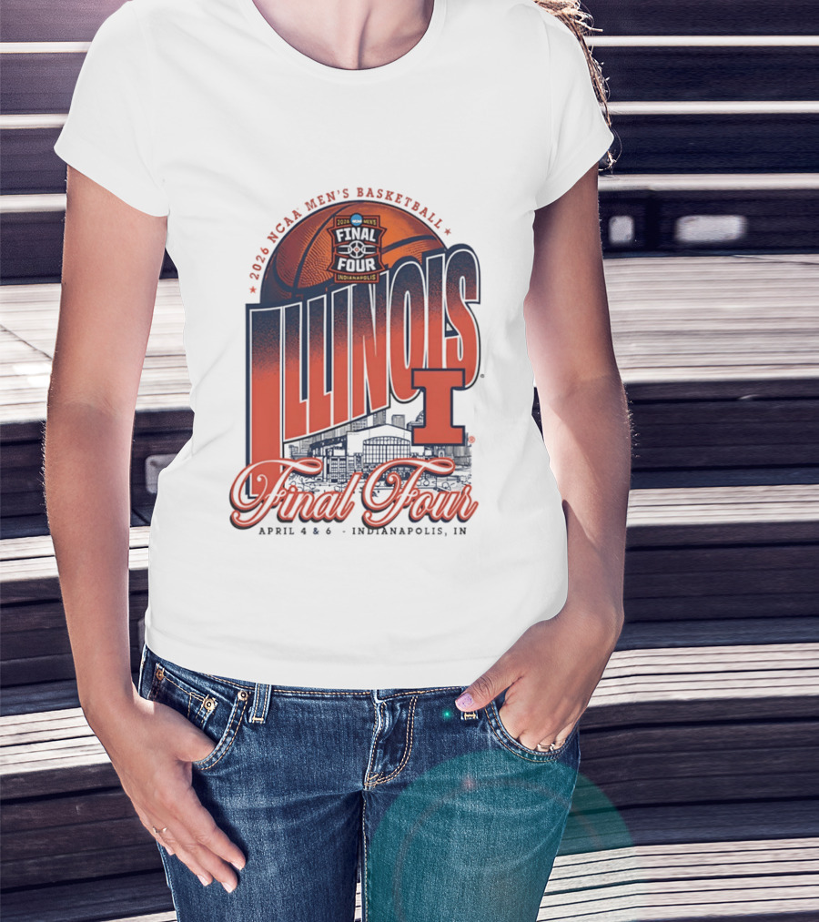 2019 NCAA Men's Basketball Illinois Indianapolis Final Four April 4 6 T-Shirt