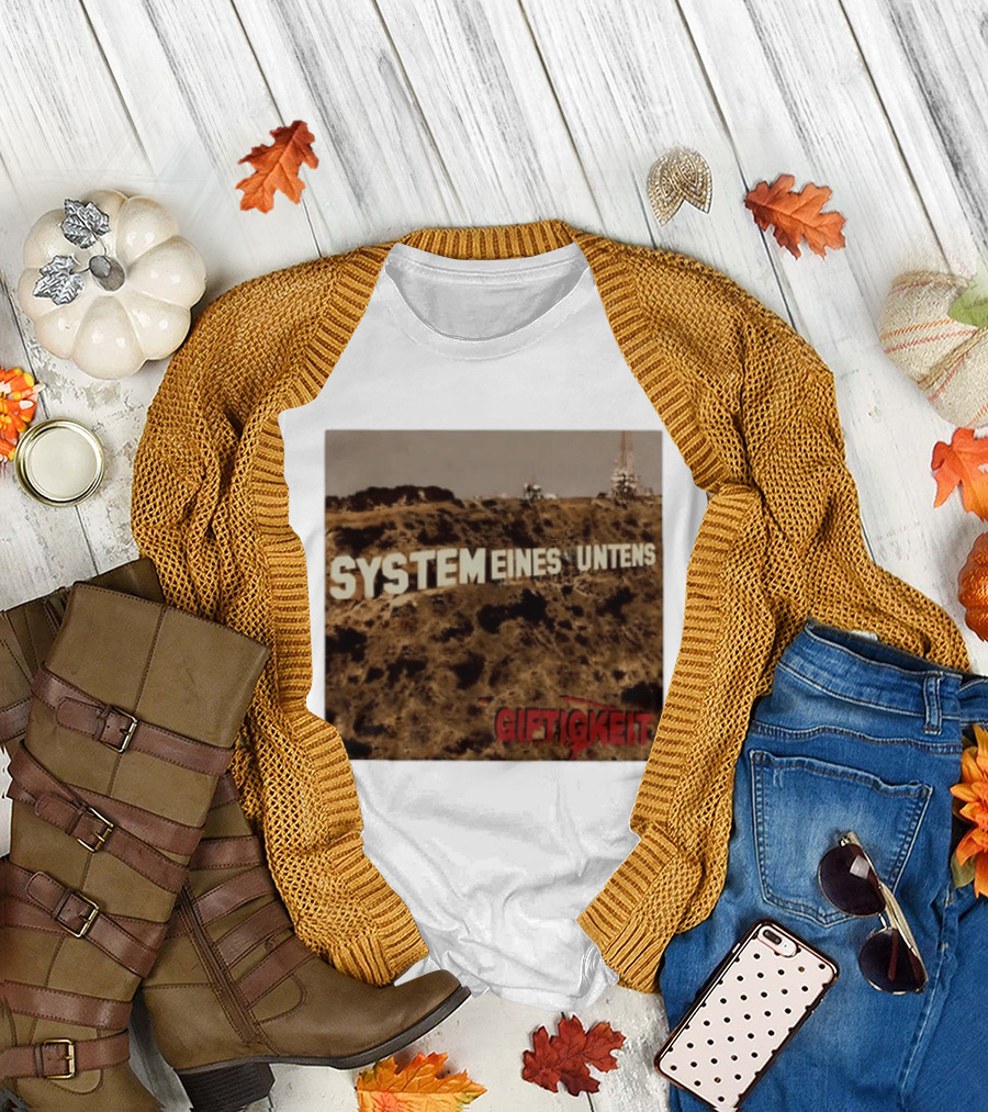 System Eines Untens Gifttigkeit Album Cover Hollywood Sign Spoof T-Shirt