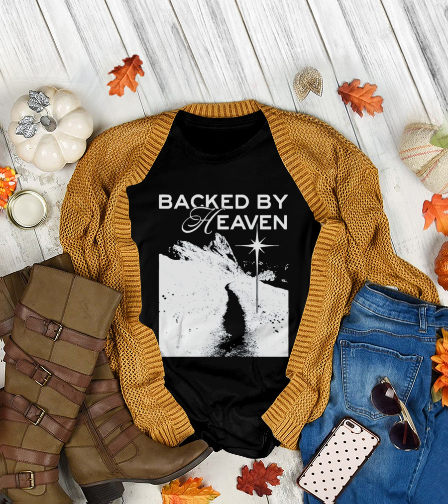 Backed By Heaven Angelic Path with Guiding Star 2026 T-Shirt