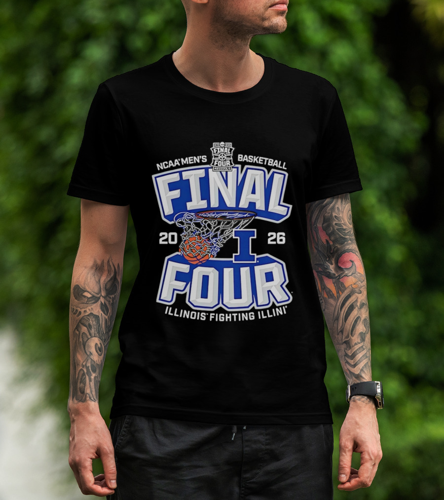 NCAA Men's Basketball Final Four 2026 Illinois Fighting Illini T-Shirt