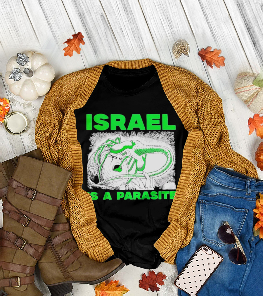 Israel is a parasite facehugger Alien T-Shirt