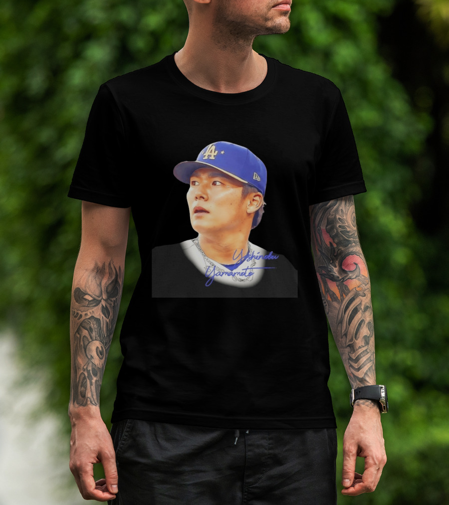 Yoshinobu Yamamoto Los Angeles Dodgers MLB 2026 Player T-Shirt