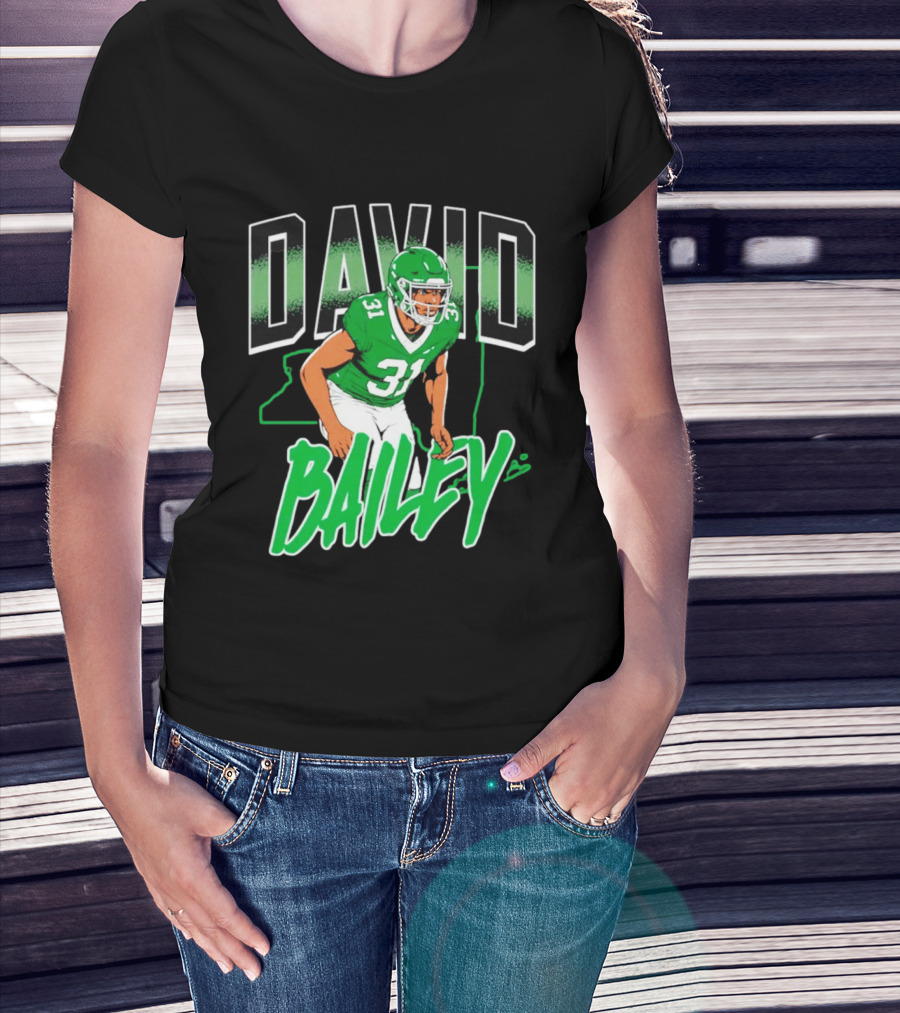 David Bailey New York Jets Football Number 31 Athletics T-Shirt