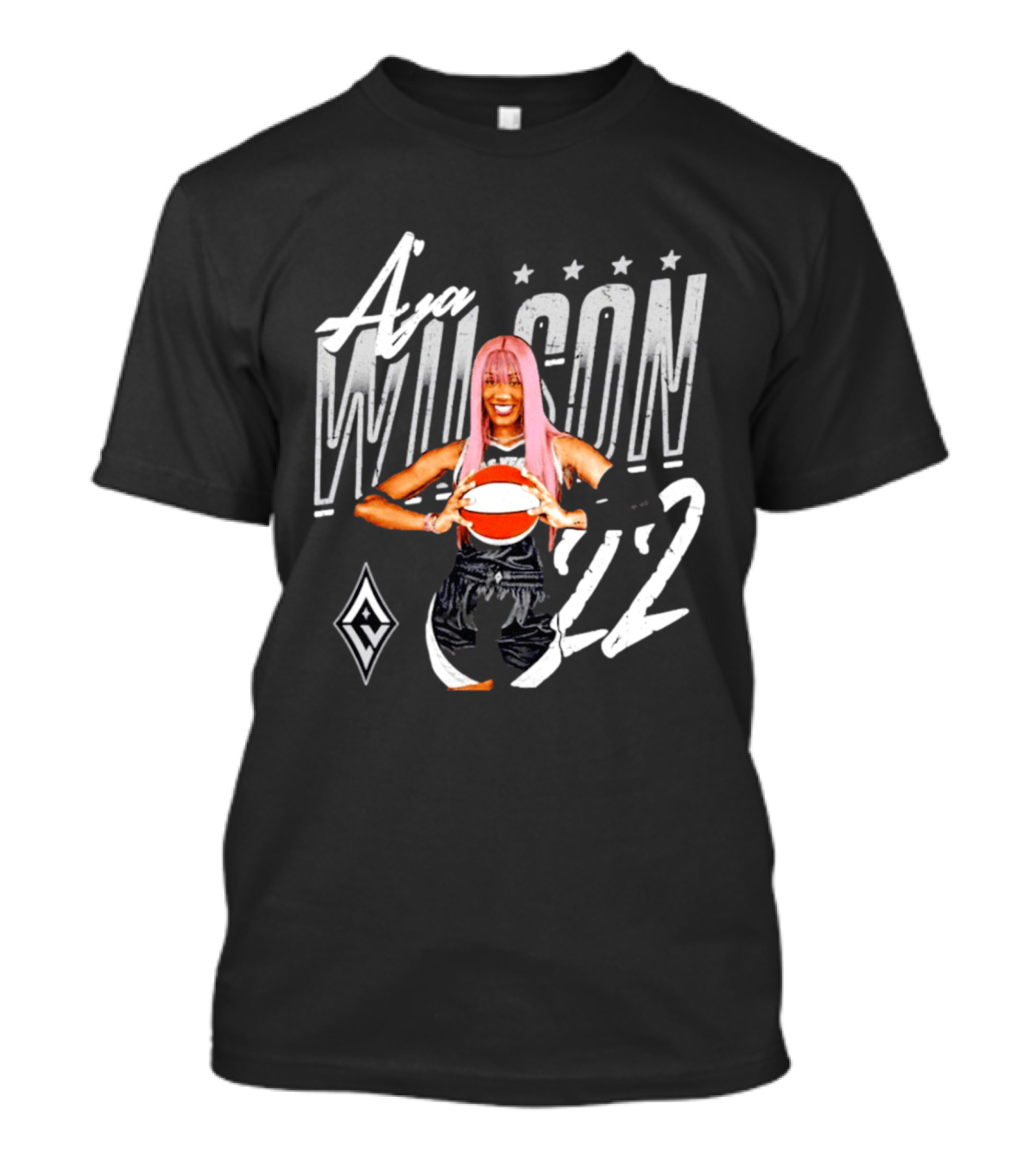 A'ja Wilson Las Vegas Aces Basketball 22 T-Shirt