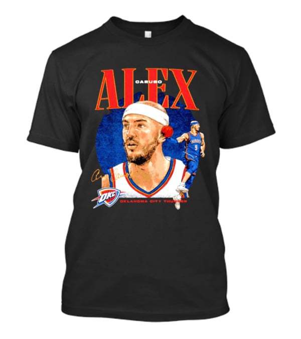 Alex Caruso OKC Thunder Oklahoma City Basketball Player T-Shirt