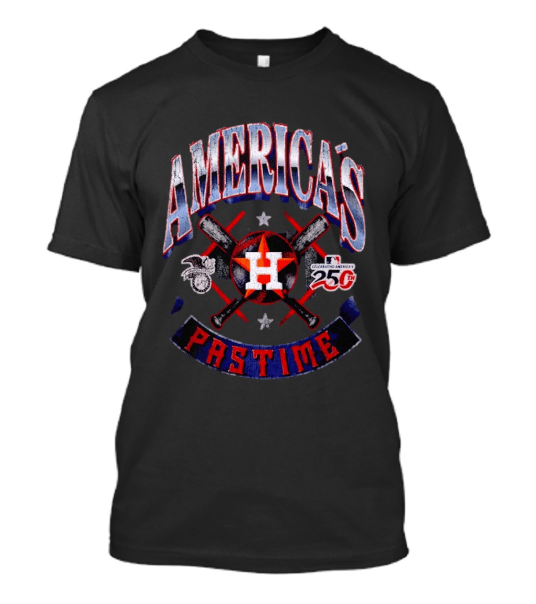 America's Pastime Houston Astros Celebrating America's 250th T-Shirt