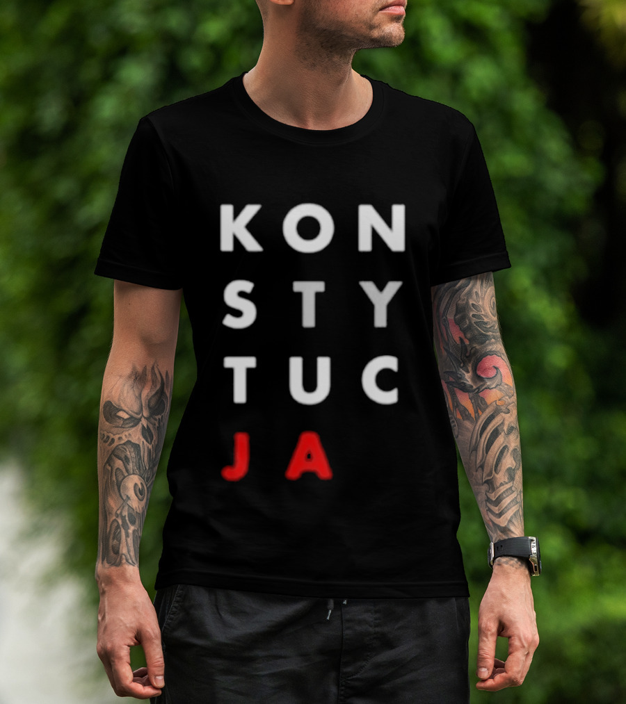 Konstytucja Polska Protest 2021 Koszulka T-Shirt