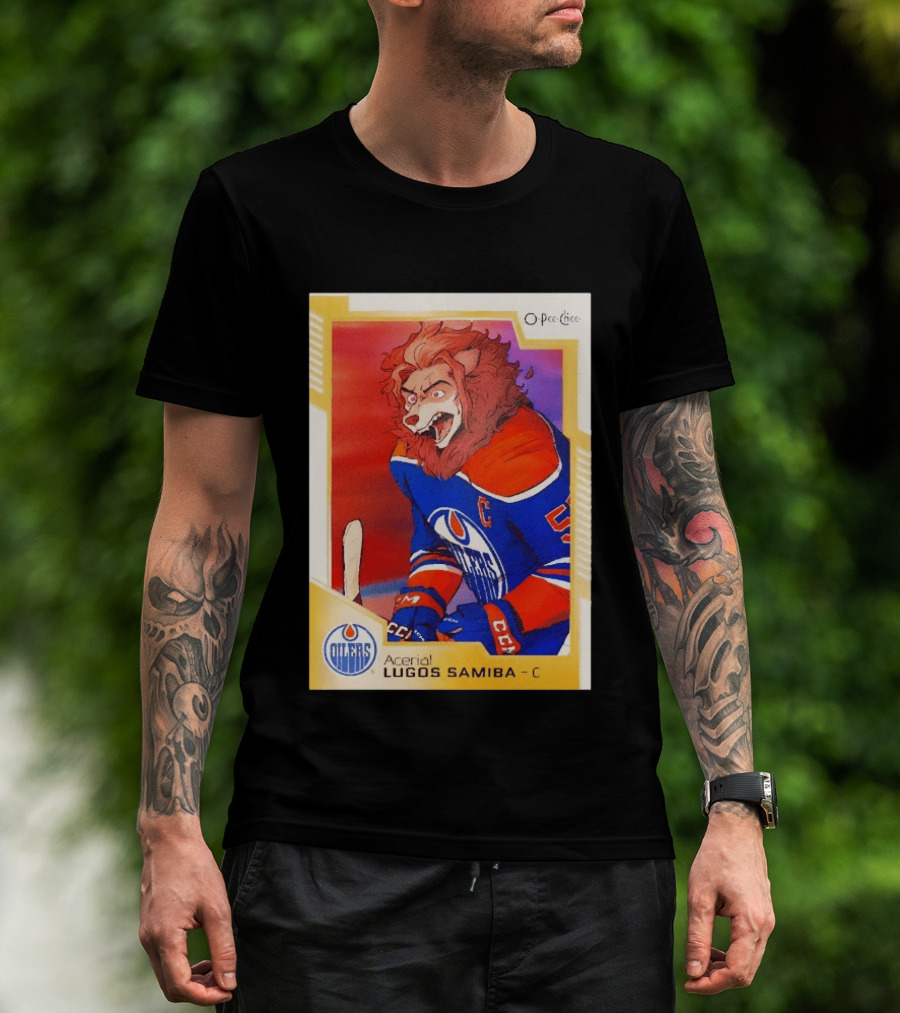 O Pee Chee Aceria Lugos Samiba C Edmonton Oilers T-Shirt