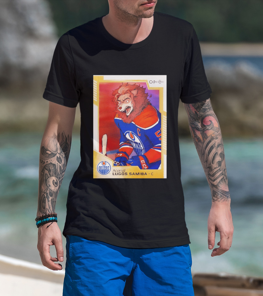 O Pee Chee Aceria Lugos Samiba C Edmonton Oilers T-Shirt