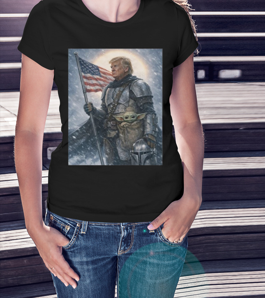 Happy Star Wars Day 2026 Donald Trump Grogu May The 4th Be With You The Mandalorian Star Wars Grogu T-Shirt