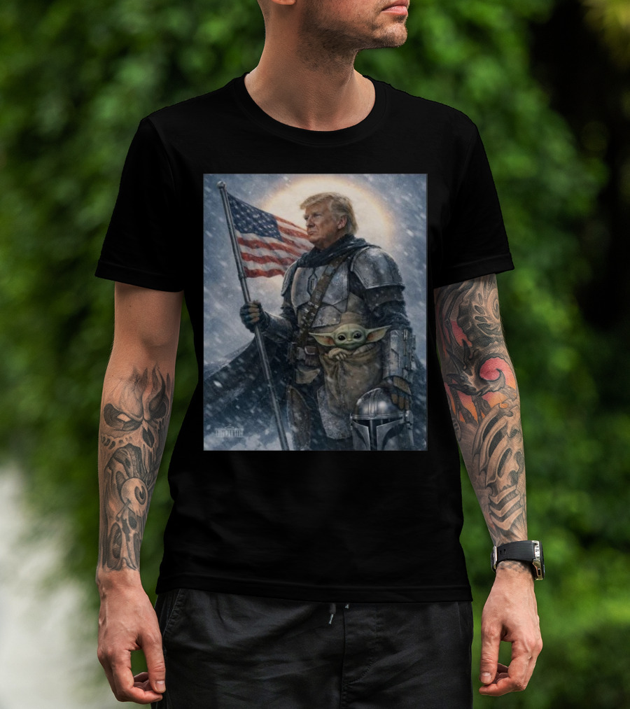 Happy Star Wars Day 2026 Donald Trump Grogu May The 4th Be With You The Mandalorian Star Wars Grogu T-Shirt