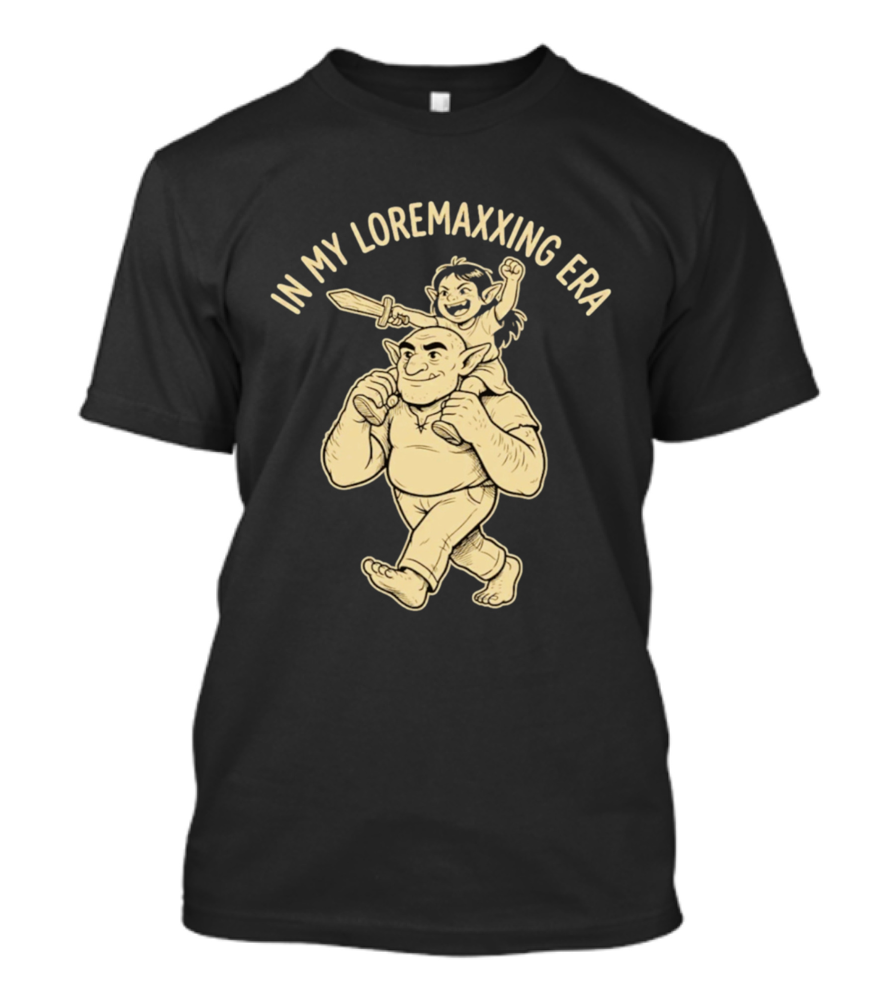 In My Loremaxxing Era Dad Shrek Ogre And Child Adventure T-Shirt