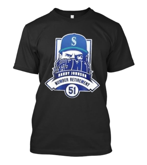 Seattle Mariners Randy Johnson 51 Number Retirement Event 2026 T-Shirt