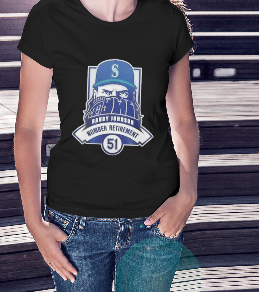 Seattle Mariners Randy Johnson 51 Number Retirement Event 2026 T-Shirt