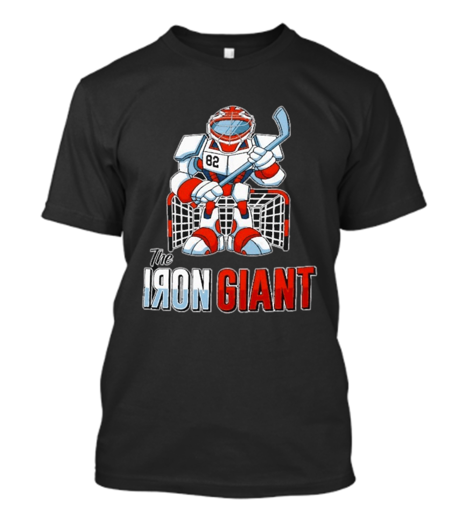 The Iron Giant Hockey Goalie Robot 82 T-Shirt