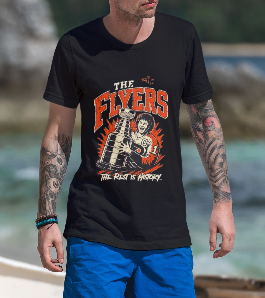 The Flyers The Rest Is History Iconic Hockey Celebration T-Shirt