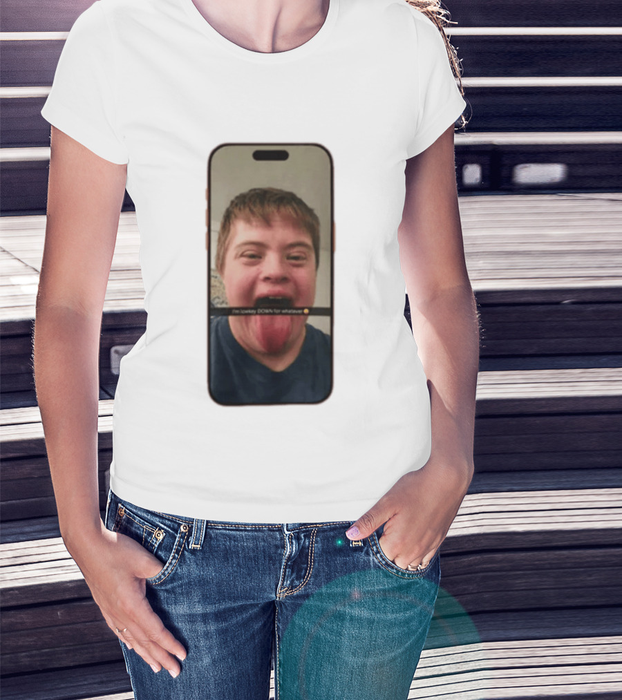 I'm Lowkey Down For Whatever IPhone T-Shirt