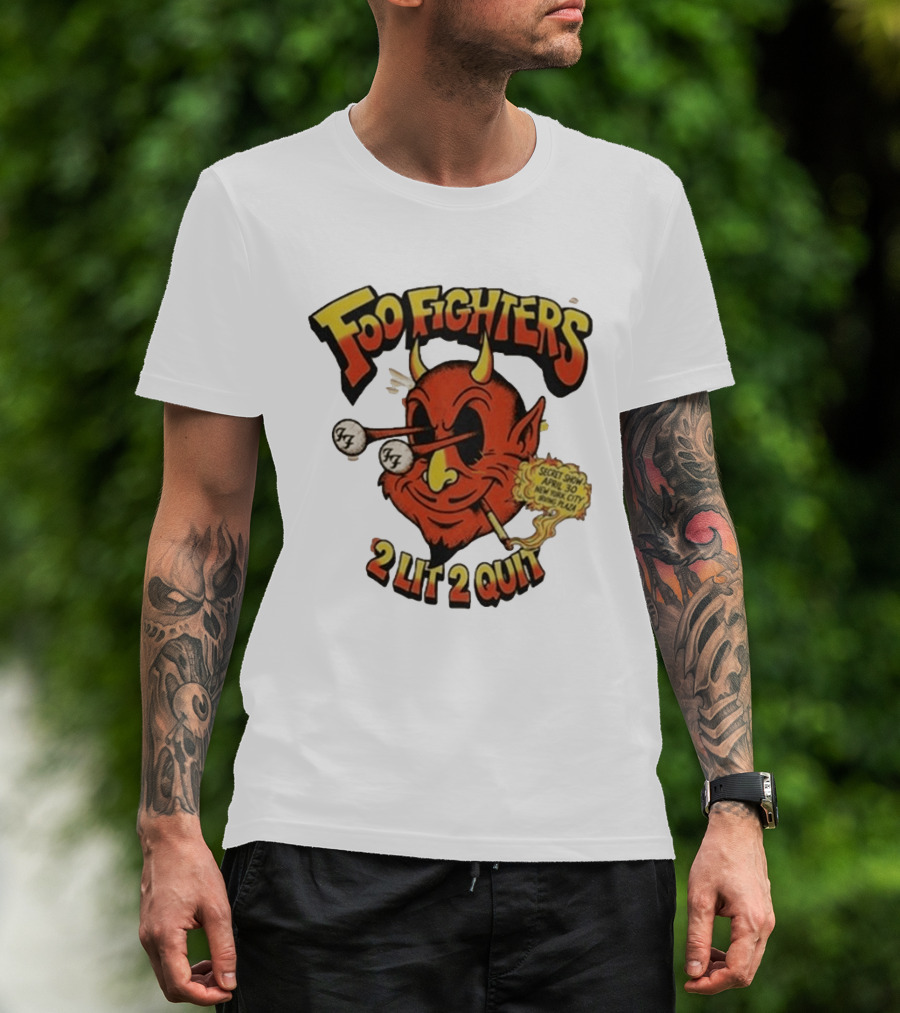Foo Fighters 2 Lit 2 Quit Secret Show April 30 2026 Irving Plaza New York T-Shirt