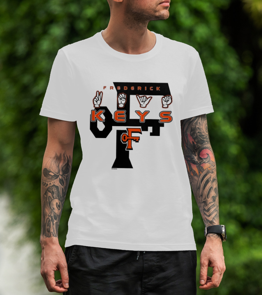 Frederick Keys Deaf Awareness 2026 Frederick Keys Logo Sign Language T-Shirt