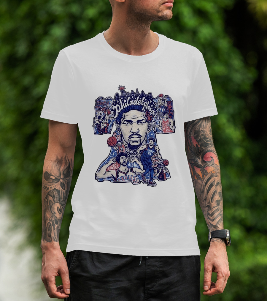 Joel Embiid Philadelphia Process Sixers All Star 21 Trust The Process T-Shirt