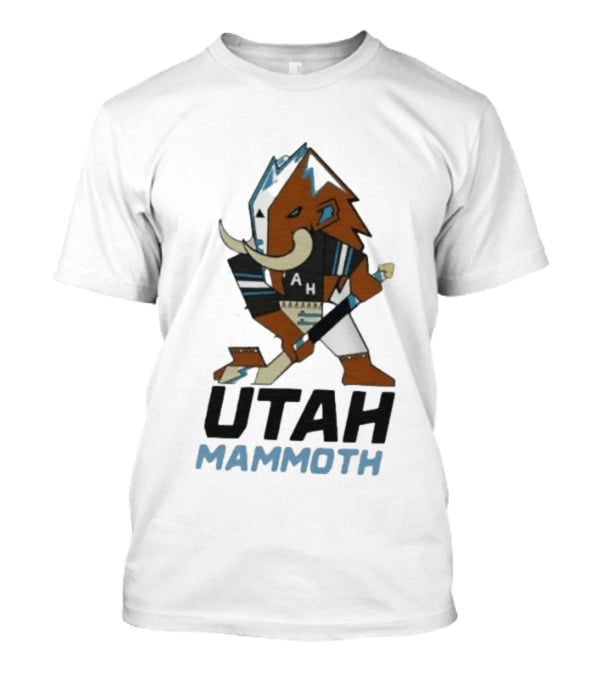Lawson Crouse With Utah Mammoth Hockey Team T-Shirt