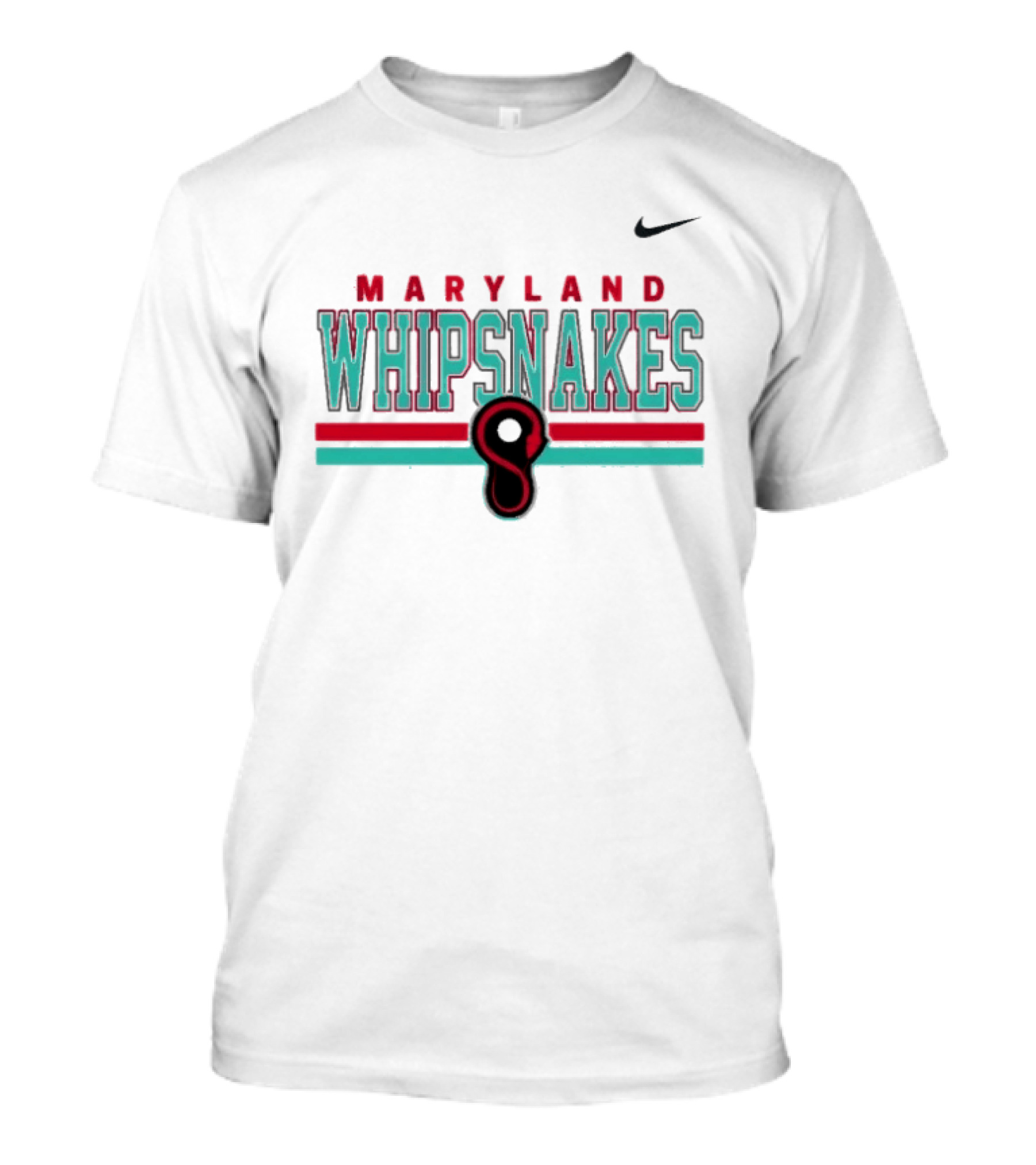 Maryland Whipsnakes Nike Dri FIT Stripe Team T-Shirt