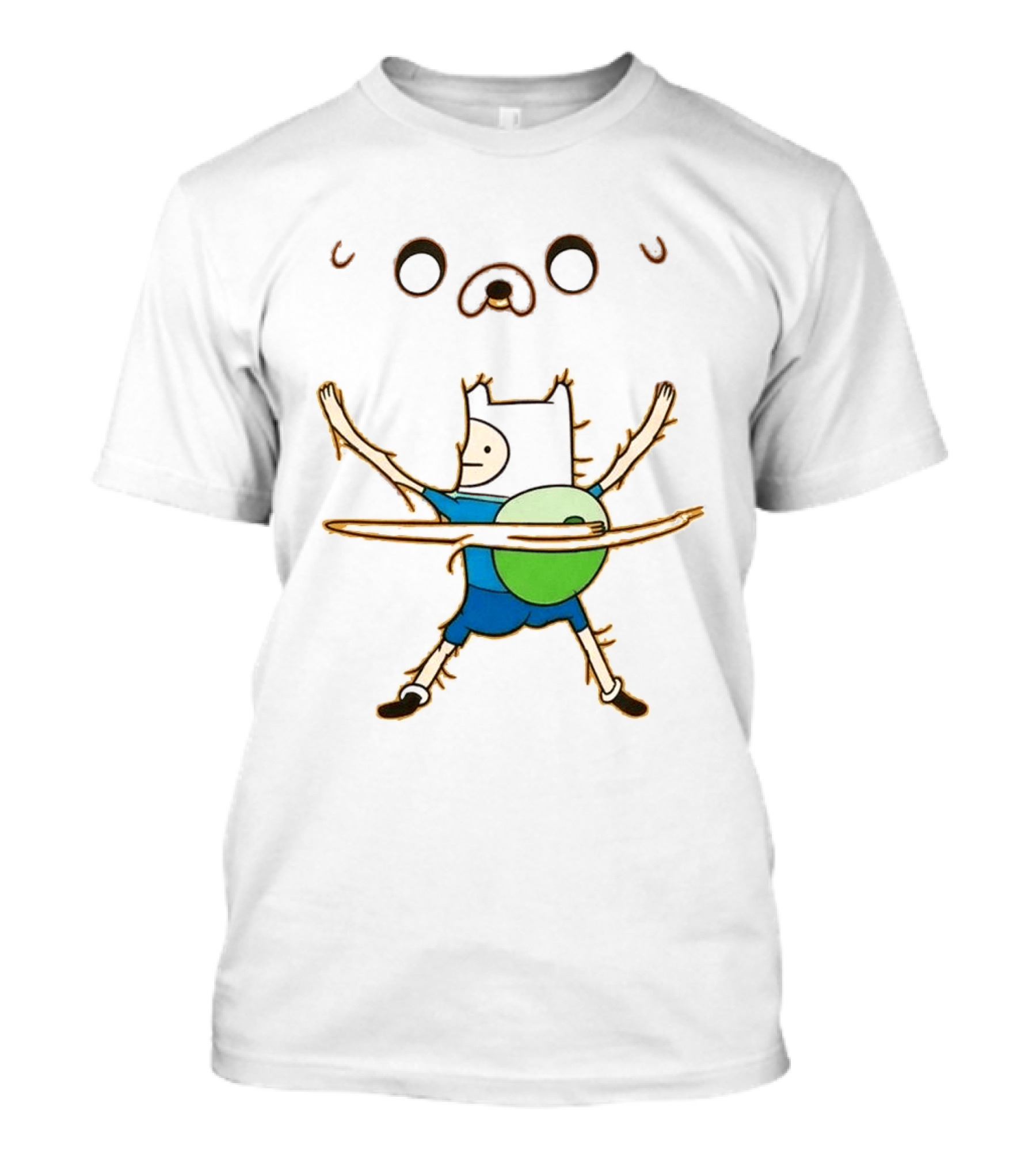 Adventure Time Finn And Jake Da Vinci T-Shirt