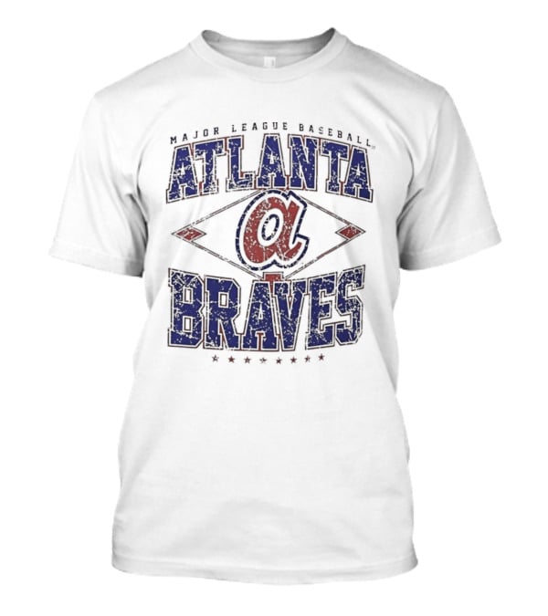 Atlanta Braves Major League Baseball Cooperstown Classic Retro Diamond T-Shirt