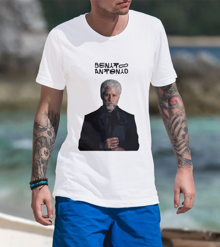 Benito Antonio Character In Black Outfit T-Shirt