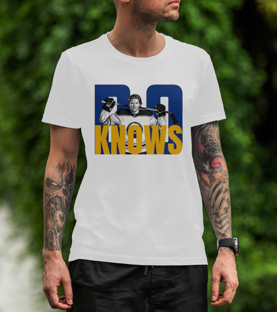 Bowen Byram Bo Knows Buffalo Sabres Hockey Jumper T-Shirt