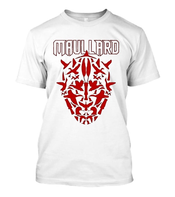 Maul Lard Darth Maul Star Wars Red Mask T-Shirt