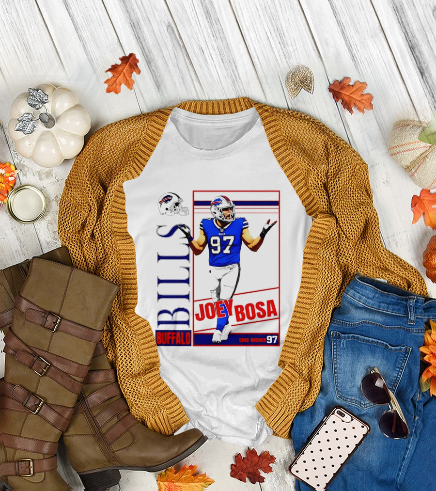 Joey Bosa Buffalo Bills Edge Rusher 97 NFL Football T-Shirt