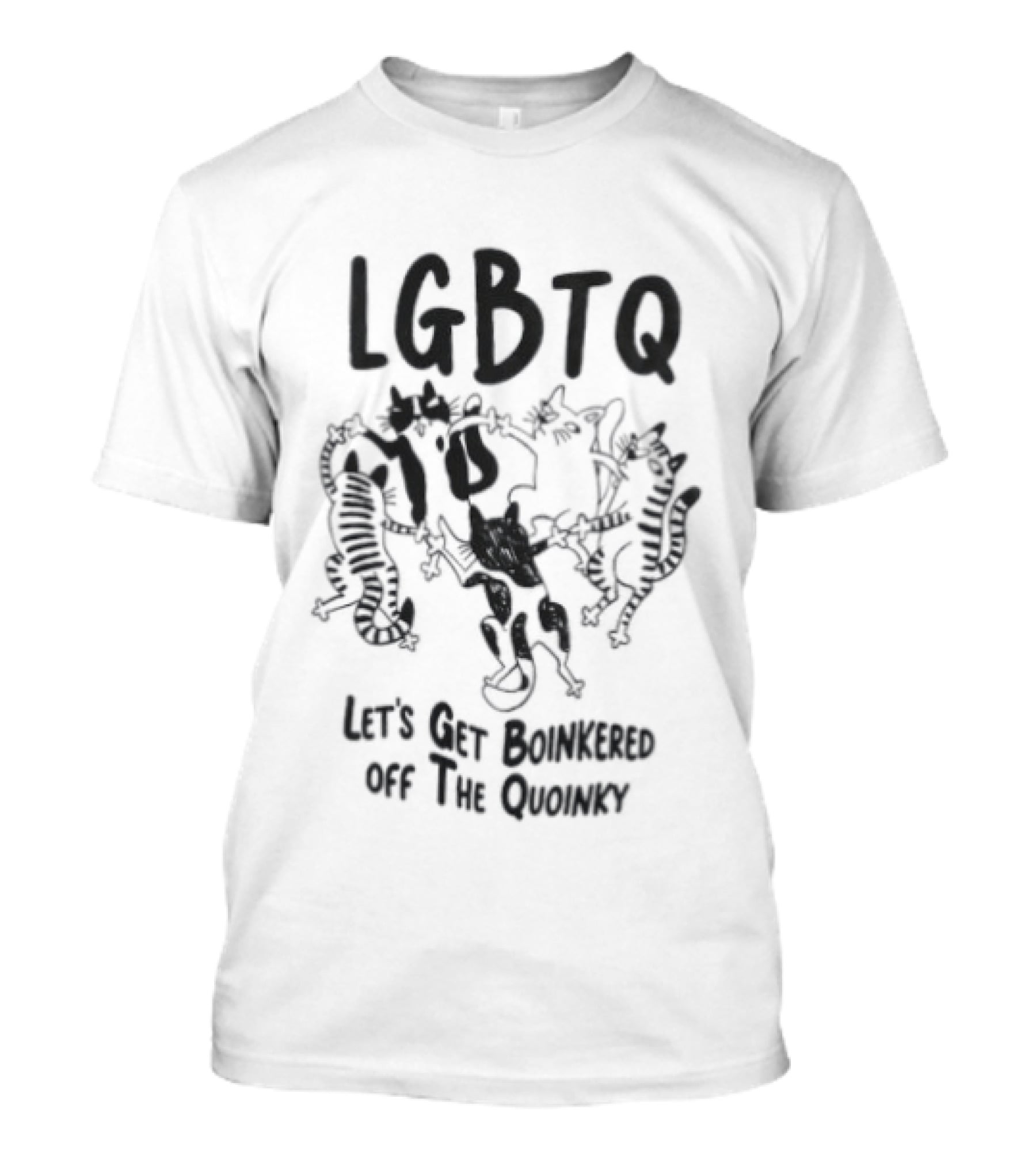LGBTQ Let's Get Boinkered Off The Quoinky T-Shirt