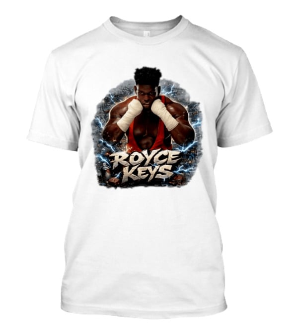 Royce Keys AEW Boxing Pose Lightning T-Shirt