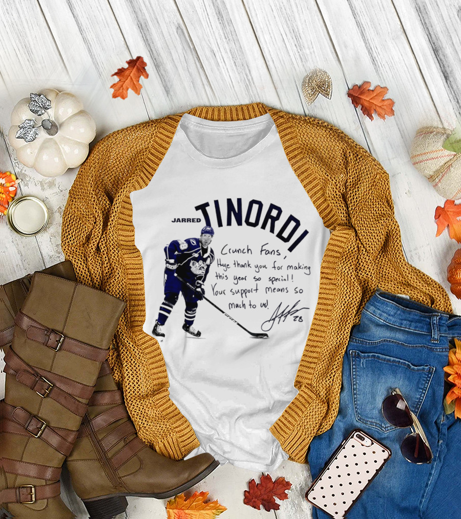 Syracuse Crunch Jarred Tinordi Fans Huge Thank You for Making This Year Special Your Support Means So Much T-Shirt