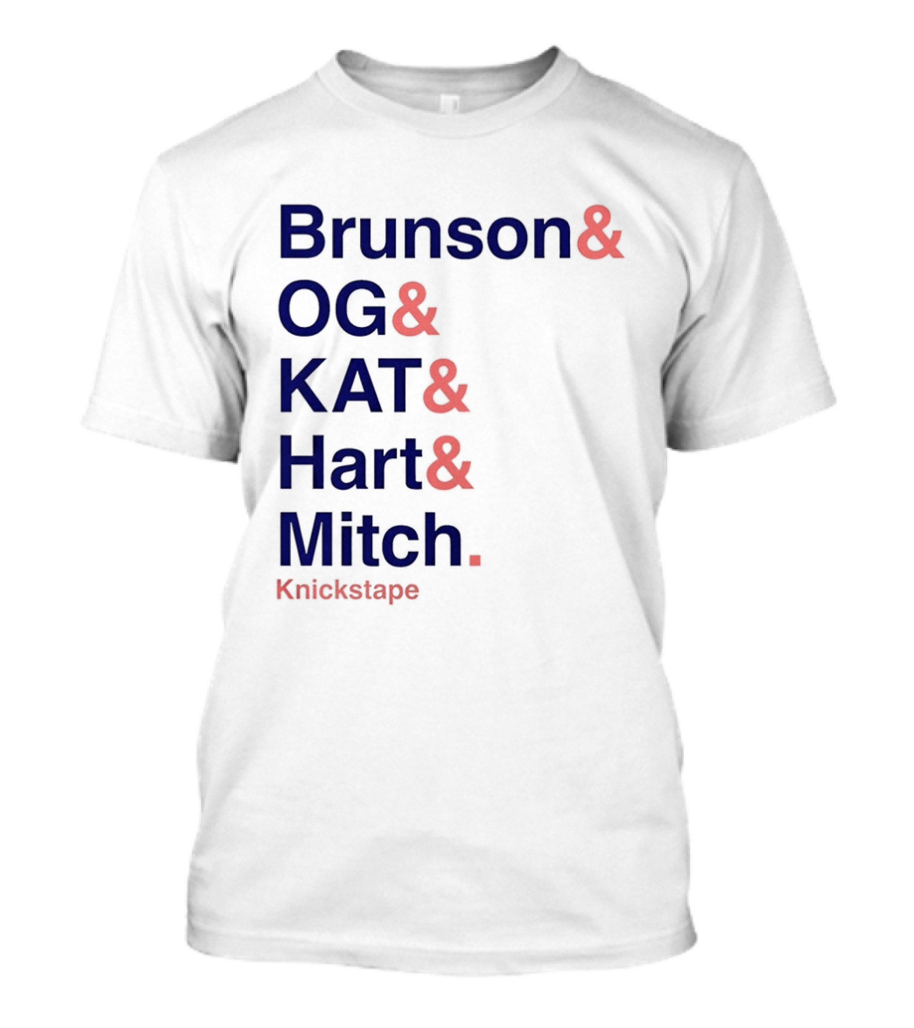 Brunson OG KAT Hart Mitch New York Knicks Knickstape T-Shirt
