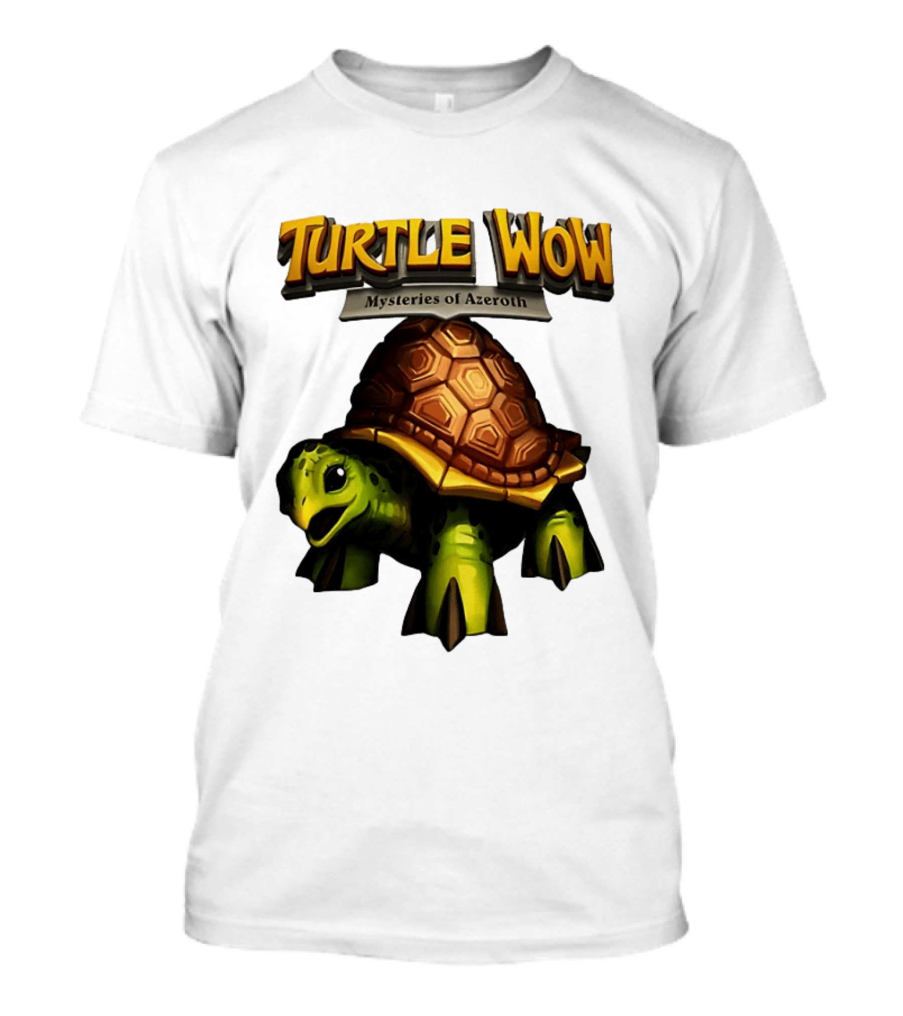 Turtle WoW Mysteries Of Azeroth Tortoise Adventure T-Shirt