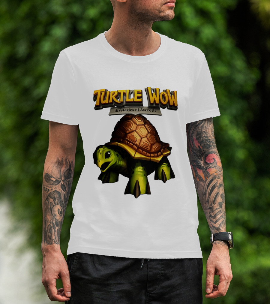 Turtle WoW Mysteries Of Azeroth Tortoise Adventure T-Shirt